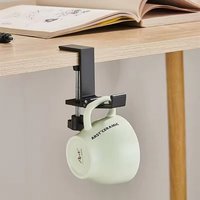 Support pliable en aluminium pour casque audio, support de casque de bureau, crochet de fixation pour sac à dos, crochet de table, crochet de fixation sous le bureau