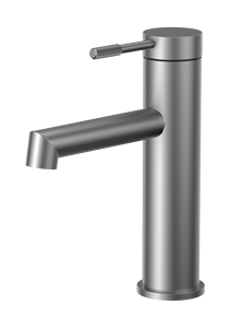Grifo de Lavabo Monomando con Palanca de Engranaje, Moderno, en Níquel Cepillado/Gris Metálico/Dorado Champaña, Giratorio 360°, para Baño de Hotel, OEM - Product Image 5
