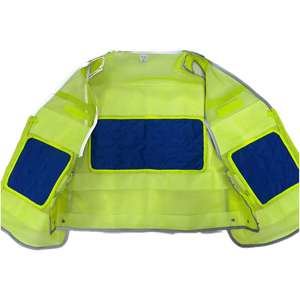 เสื้อกั๊กสะท้อนแสงระบายอากาศได้ดี ผ้าตาข่าย ให้ความเย็นต่อเนื่อง เหมาะสำหรับงานบนทางหลวง ผู้เฝ้าระวังจราจร - Product Image 4