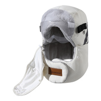 Chapeau de ski coupe-vent d'hiver, cyclisme, thermique, chaud, balaclava avec masque et visière amovibles