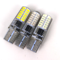 T10 Stroboskop-Blinklicht W5W 194 168 24 SMD 3014 Chip Silizium-LED-Glühbirne Keilförmige Parkleuchte Innenbeleuchtung