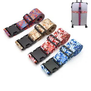 OEM Luggage Strap with Buckle Adjustable Strap Suitcase Belt Polyester Travel Luggage Belt Strap