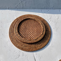 Meilleure Vente Rotin Chargeur Platemat Tissé Napperons Accessoires Tapis Coussinets Table Décor En Gros Tissé Napperon Du Vietnam