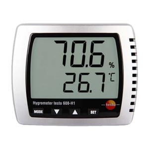 Testo 608-H1 Moniteur de Climat Intérieur Double Utilisation (Bureau et Mur) avec Affichage Minimale, Calcul du Point de Rosée et Grand Écran LCD - Product Image 4