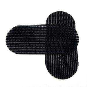 Autocollants capillaires personnalisés de qualité chirurgicale, avec logo et couleur sur mesure, support capillaire en nylon à boucle et crochet, fixation Velcro pour cheveux - Product Image 1