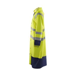 BLAKLADER - 432520003389XXL Capa de lluvia Hi-Vis Nivel 1 Amarillo/Azul marino-EAN 7330509571309 PROTECCIÓN PARA TODOS LOS TIEMPOS - Product Image 4