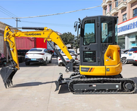 Mini-excavatrice Liugong 9035F d'occasion de haute qualité, 3,5 tonnes, petite machine de terrassement, faible nombre d'heures de travail, fonctionnement flexible, 903