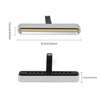 Diffuseur d'air pour voiture en métal solide avec logo personnalisable, style moderne et simple pour l'aromathérapie