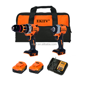 Bộ dụng cụ khoan búa không dây, tua vít tác động không chổi than EKIIV OEM 20v 21v 18v - Product Image 5