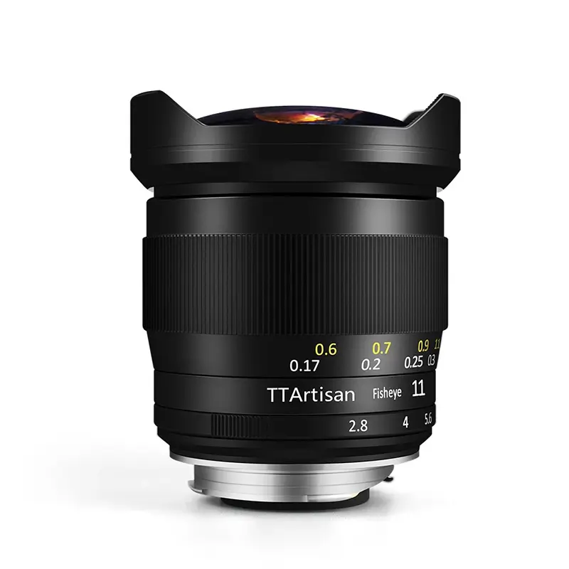TTArtisan 11mm F2.8 Full Frame Manual Focus Lens Fish Eye Mirrorless Camera Lens for Canon Series Canon EOS-R//RP/R5 Camera