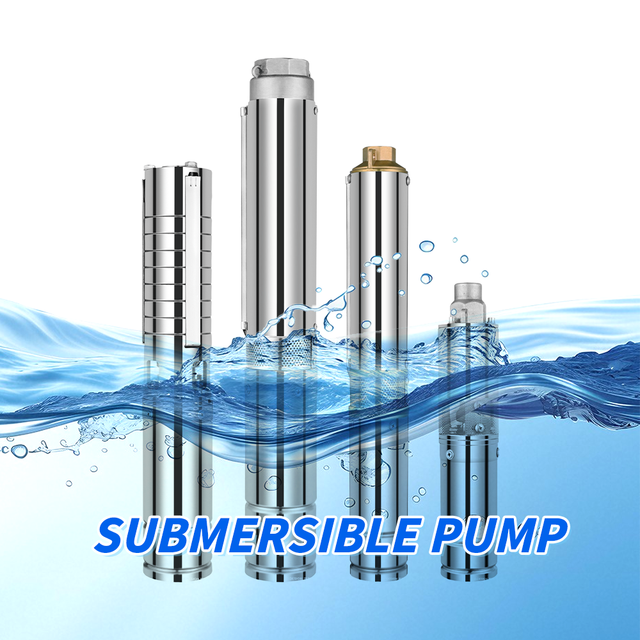 4 Inch Stainless Steel Solar Water Pump DC48V 50m Deep Well Pump for Greenhouse & Agriculture Irrigation Home Use 0.5HP