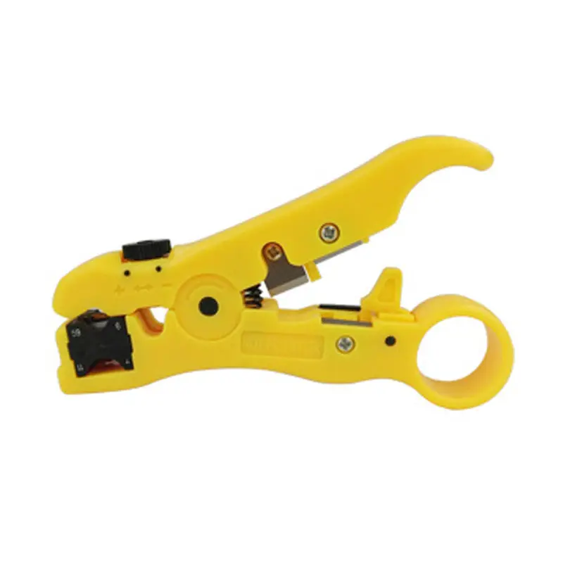 Universal Wire Cable Cutter Stripper Tool for Coax Cable RG59 RG6 RG7/RG11 Round Network Cable CAT5 CAT6