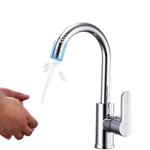 Tất Cả Các Đồng Thiết Kế Hiện Đại Rửa Lưu Vực Made Brass Nhà Bếp Vòi Nước Nóng Lạnh Xoay Hộ Gia Đình Bồn Rửa Với Thép Không Gỉ Splash-Proof - Product Image 3