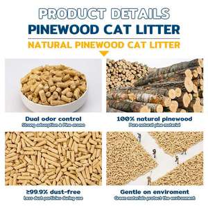 Tozsuz çam % ahşap peletler doğal çam ahşap Pet kedi kumu - Product Image 6