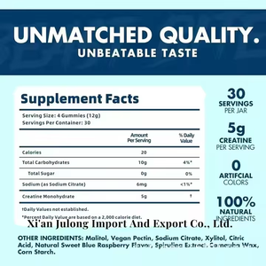 Gummies de créatine monohydrate naturelle, marque privée, supplément <span class=keywords><strong>pré</strong></span>-entraînement pour l'endurance et la récupération musculaire - Product Image 2