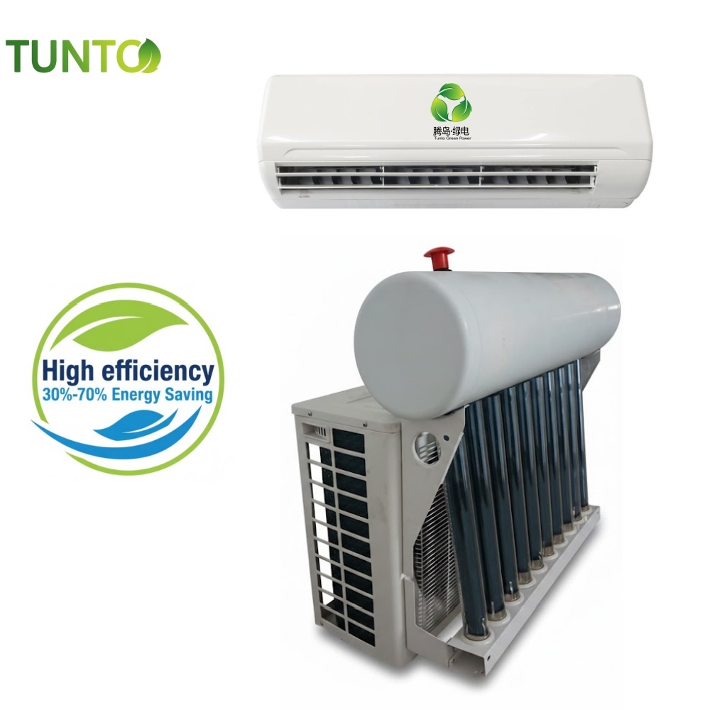 <strong>2026</strong> New Energy Saving Hybrid Solar <strong>Air</strong> Conditioner with Evacuated Vacuum Tubes 0.75 Ton 1 Ton 1.5ton 2ton 3ton for Hotel Home