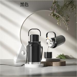 Thermos en acier inoxydable, grande capacité, bouteille d'eau isolée portable avec infuseur à thé, tasse cadeau, orange - Product Image 2