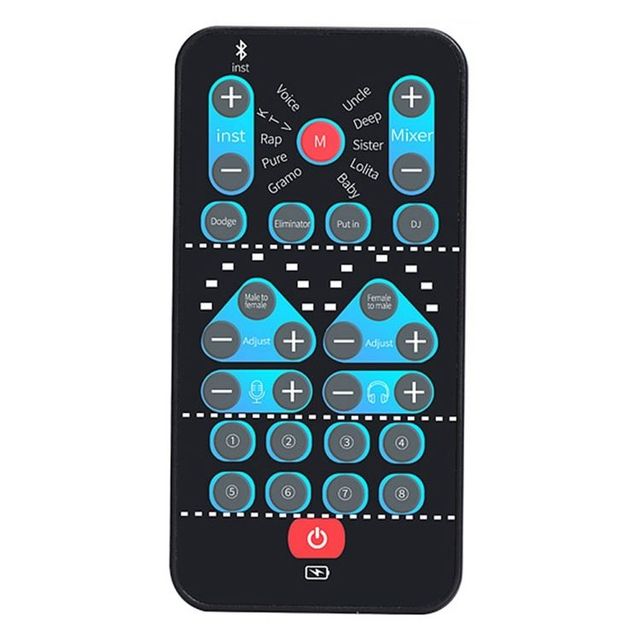 Original Factory Portable M10 Mobile Computer Sound Card Mini Voice Changer K Song Recording Wireless Voice Changer