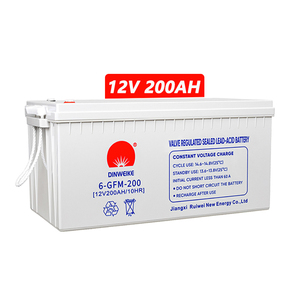 Batería de Gel AGM de Ciclo Profundo a <span class=keywords><strong>Precio</strong></span> de Fábrica, 12V 200Ah 120Ah, Batería de Plomo-Ácido Recargable para Sistema Fotovoltaico de Panel Solar - Product Image 2
