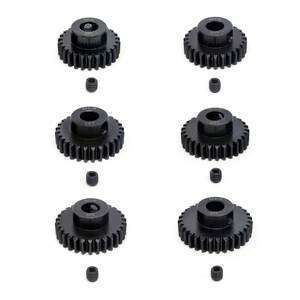 DÉPASSER RC pièces En Acier Trempé engrenage M1 8mm trou 13T ~ 49T ~ pour 1/5th RC Voitures/moteur Brushless - Product Image 2