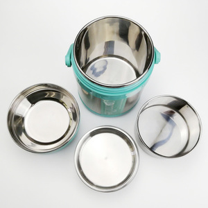 1.5L/1.9L Insulated Vacuum <strong>Storage</strong> 12-Hour Heat Preservation 304 Stainless Steel Heatable Microwavable Leak Proof Stackable - Product Image 6