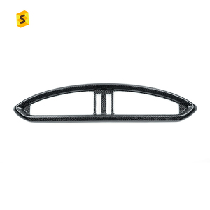 Accessori <span class=keywords><strong>Interni</strong></span> Auto in Vera Fibra di Carbonio, Copertura Decorativa per Bocchette di Ventilazione della Console Centrale per <span class=keywords><strong>Interni</strong></span> Auto <span class=keywords><strong>Subaru</strong></span> - Product Image 1