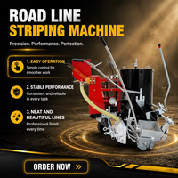 Machine de marquage routier thermoplastique à poussée manuelle AC-HPT