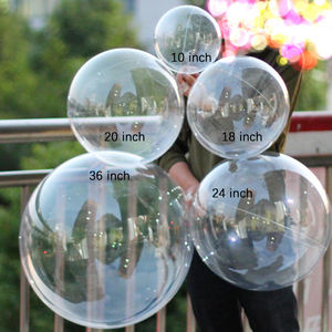Globos de Burbuja Transparentes de PVC Tipo <span class=keywords><strong>Bobo</strong></span>, Elásticos, de 10, 18 y 24 Pulgadas, para Pascua y Navidad, Precio Económico al por Mayor, Marca BLN - Product Image 1