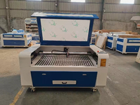Machine de découpe et gravure laser CO2 1610 60W-150W à refroidissement par eau, commande Rudia, rail de guidage PMI, pour bois, papier, MDF, caoutchouc, contreplaqué, DXF 3D
