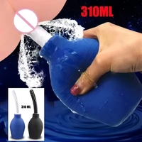 En gros Système de douche rectale à grande capacité avec seringue à boule pour lavement, embout de nettoyage anal, bouchon et jouet pour adulte pour le nettoyage du côlon