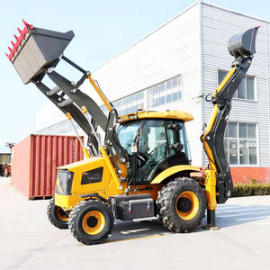 Gratis Verzending Grondbewegende Backhoe Loader Mini 4X4 Compacte Tractor Met Lader En Graafmachine - Product Image 6