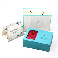 Boîte à montres personnalisée, boîte cadeau 6 roses, boîte décorative à fenêtre transparente pour bracelets, boîte à rouge à lèvres et pendentifs