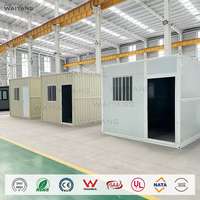 Maison préfabriquée pliable abordable de 20 pieds, maison modulaire extensible en conteneur pour logements temporaires et bureaux