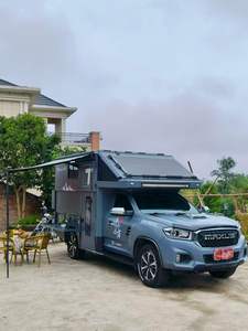 Maxus T70 Pick-up Diesel 4x4 Tout-terrain Type C Camping-car <span class=keywords><strong>Caravane</strong></span> Véhicule d'<span class=keywords><strong>occasion</strong></span> Moins de 50 000 km 6 places 48V - Product Image 2