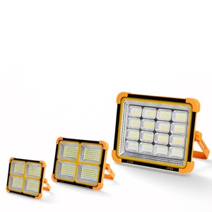 <strong>Rechargeable</strong> Solar LED <strong>Emergency</strong> Work <strong>Light</strong> Waterproof ABS Portable Flood <strong>Lights</strong> for Garden or Camping Outdoor Use - Product Image 1
