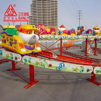 Petit train spatial à glissière pour parc à thème, mini-montagnes russes pour enfants pour jardin, à vendre