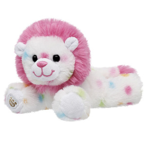 Jouets en peluche animaux mignons roses à pois colorés, girafe, lion, chameau en peluche douce pour filles, cadeau - Product Image 4