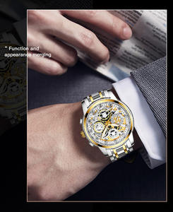 Reloj de Cuarzo de Moda 2026, Nuevo, Moderno, con Logotipo Personalizado, Multifuncional, Luminoso, Resistente al Agua, con Calendario, para Hombre - Product Image 3