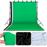 Ensemble Complet d'Équipement de Studio Photo Support de Fond Réflecteur 5 en 1 Accessoires de Photographie Kit d'Éclairage Parapluie et Boîte à Lumière