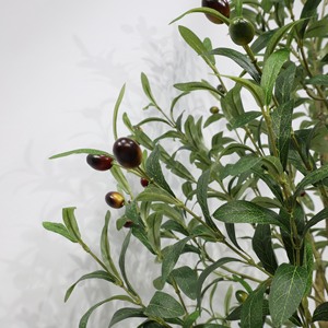 Nhà máy thực sự tùy chỉnh nhân tạo Cây Ô Liu với đầy đủ trái cây đa kích thước màu xanh đậm faxu Oliver cây nhựa UV chứng nhận thực vật - Product Image 4