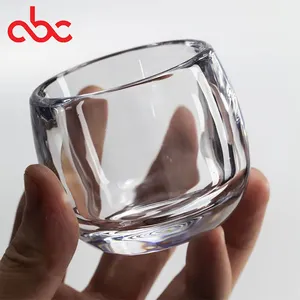 Crystal Round Finger Cup Leadless High End Crystal Glass Cup High Appearance Water Cup