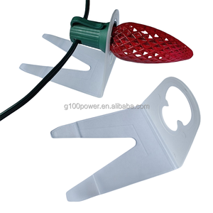 Ngoài trời chiếu sáng kỳ nghỉ ban đầu ván lợp Tab ánh sáng Clips cho C7 C9 giáng sinh ánh sáng tất cả trong một mái <span class=keywords><strong>gutter</strong></span> Clip nhựa rõ ràng - Product Image 1