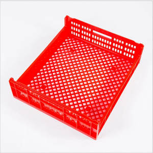 מזון כיתה <span class=keywords><strong>Stackable</strong></span> אחסון לחם מאפיית מגשי רשת מחסנית פרקו פלסטיק ארגזי סל - Product Image 1