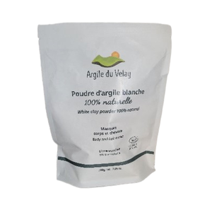 Kaolin Poudre d'argile blanche 100% naturelle 200G Poudre de masque facial pour peaux sensibles et sèches - Product Image 1