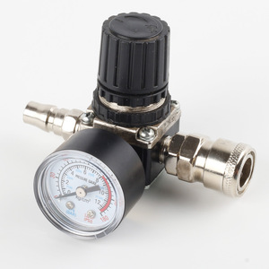 Régulateur d'air pour compresseur, manomètre en acier allié 140 Psi avec raccord rapide pour accessoires de compresseur d'air - Product Image 1