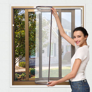 <span class=keywords><strong>Kit</strong></span> de <span class=keywords><strong>mosquitera</strong></span> deslizante plegable retráctil magnético, pantalla de ventana Flexible, pantalla de ventana magnética - Product Image 3