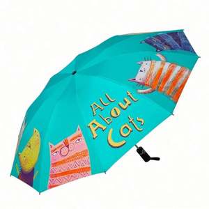 Grand parapluie de golf à ouverture automatique personnalisé de 30 pouces Parapluie de pluie avec logo Parapluie publicitaire à motif droit - Product Image 1
