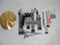 Ensemble de batterie pour adultes avec logo personnalisé professionnel avec cinq tambours et deux cymbales