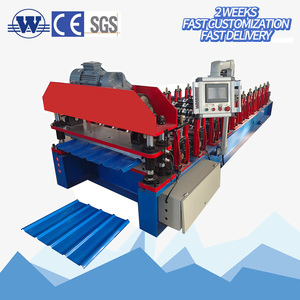 Roofing Steel Roll Forming Machine Manufacturer High Tensile Roof <b>Sheet</b> Trapezoid Panel Ibr Roll Forming Machine - Product Image 2