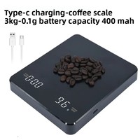 Balance de cuisine électronique 3 kg en PVC pour la pâtisserie et le café, modèle C319, spécialisée en grammes